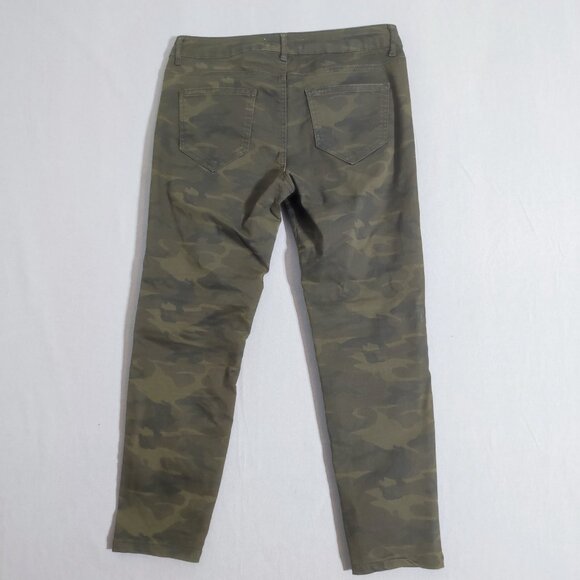 Zara Denim women's size 8 camo colour and pattern Moto style jeans - Picture 3 of 15